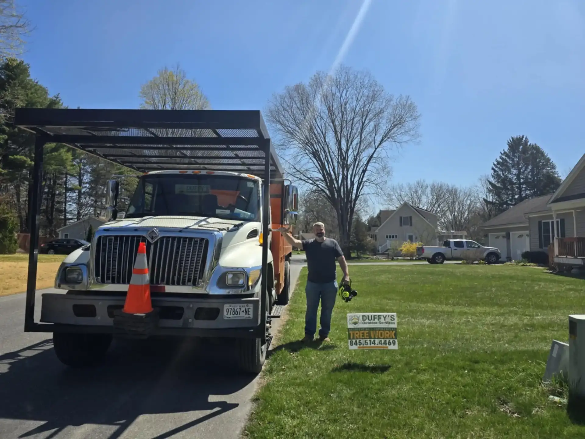 Owner John Duffy of Duffy's Outdoor Services in Kerhonkson NY